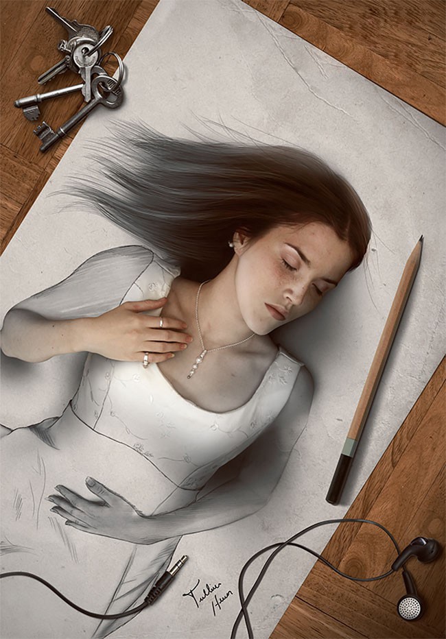 自己的摄影和ps照片竟然还不如人家的手绘!