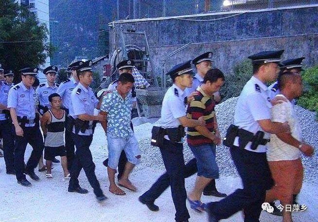莲花的村霸们你还敢横行吗,萍乡几名村霸强揽工程就法