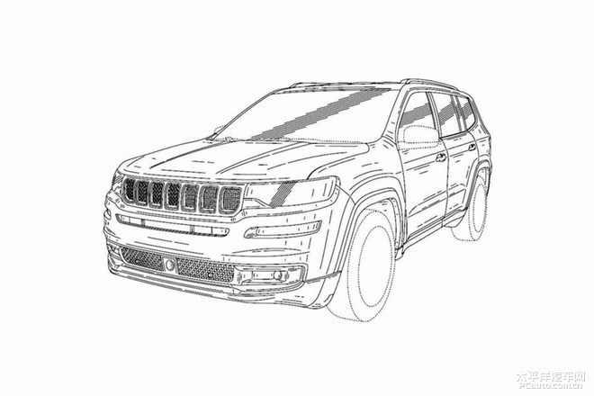 Jeep新7座SUV路试谍照曝光 或命名大指挥官