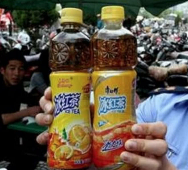这些饮料其实还有冒牌货你们看的出来吗,不知道你们有没有遇到过