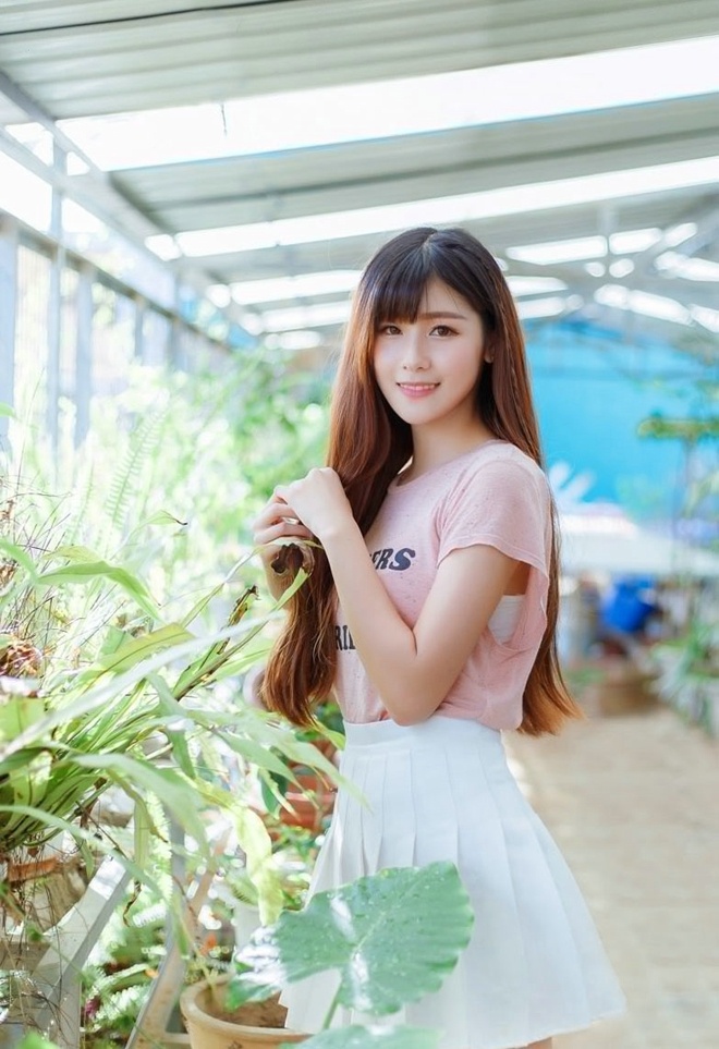 清纯甜美美女迷你短裙清新阳光俏皮靓丽唯美写真