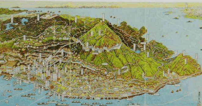 抗战时日军手中的中国地图, 难怪国军抵挡不住