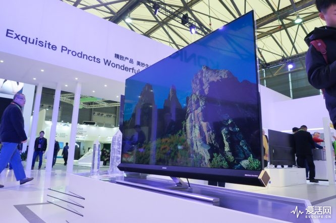 AWE2018 | 康佳75寸8K电视来袭 杜比、OLED