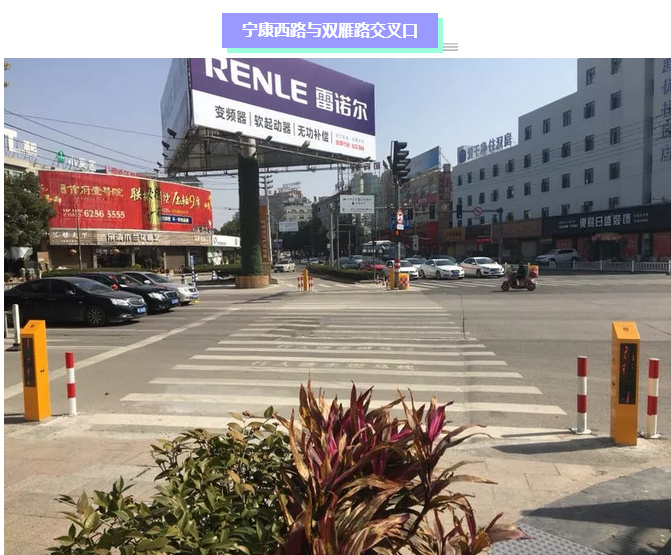 乐清"小黄桩"已上岗,你闯红灯它就报警