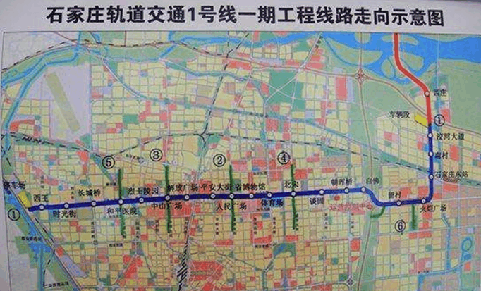 但是石家庄1号线的洨河大道站却被称为河北最为荒凉的地铁站