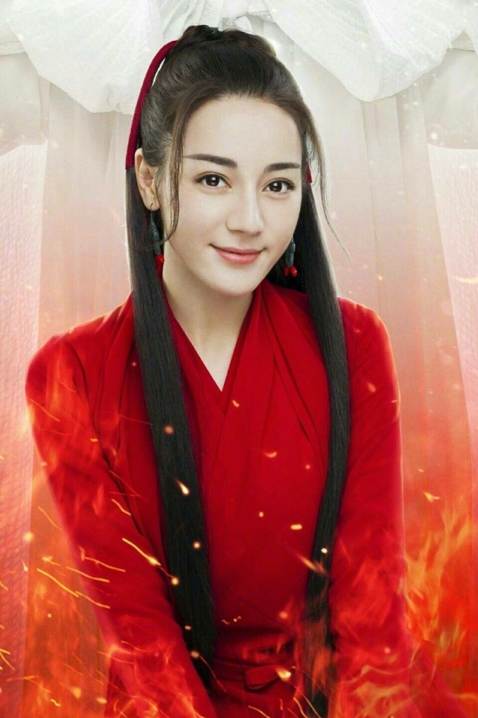 迪丽热巴《烈火如歌》如歌红衣娇俏惊艳,太美了