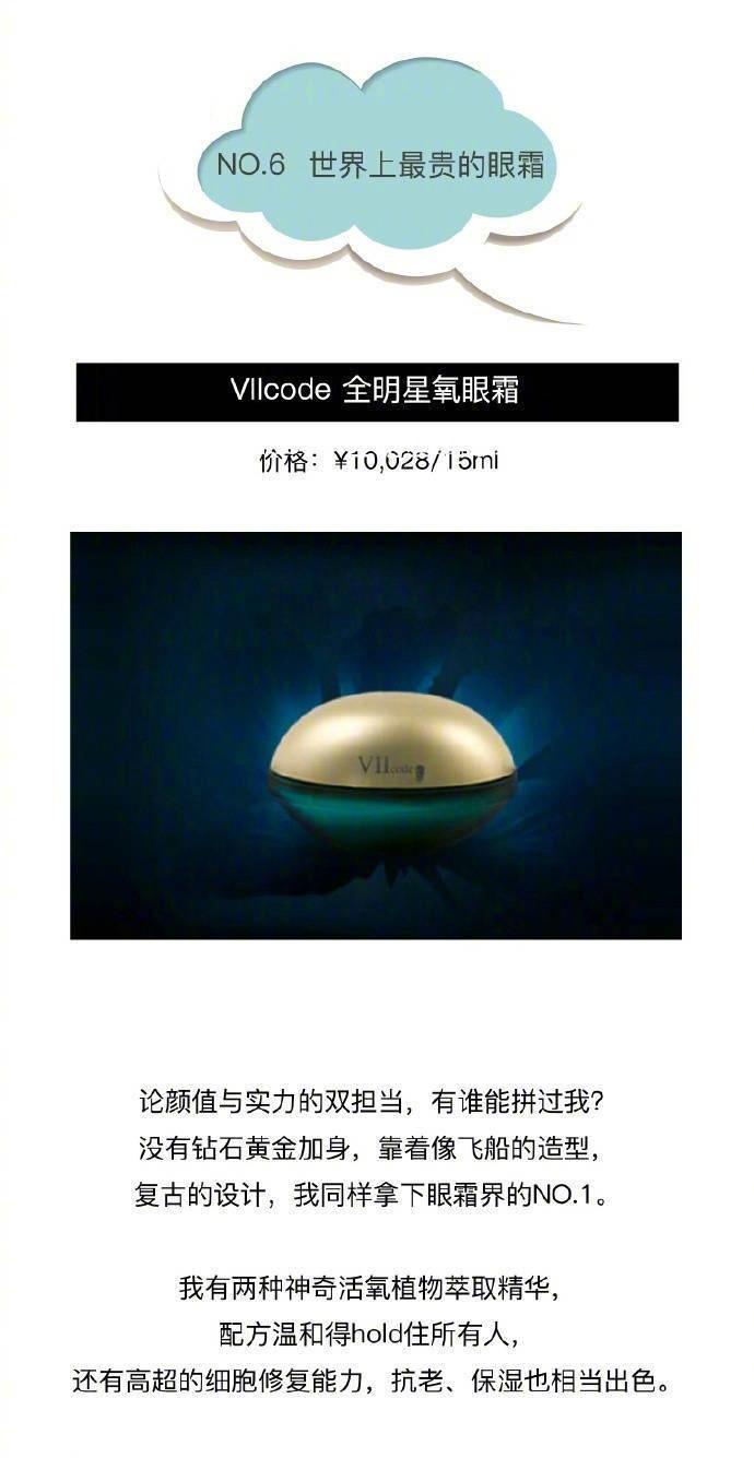 世界最贵的8种化妆品：贫穷限制了我的想象