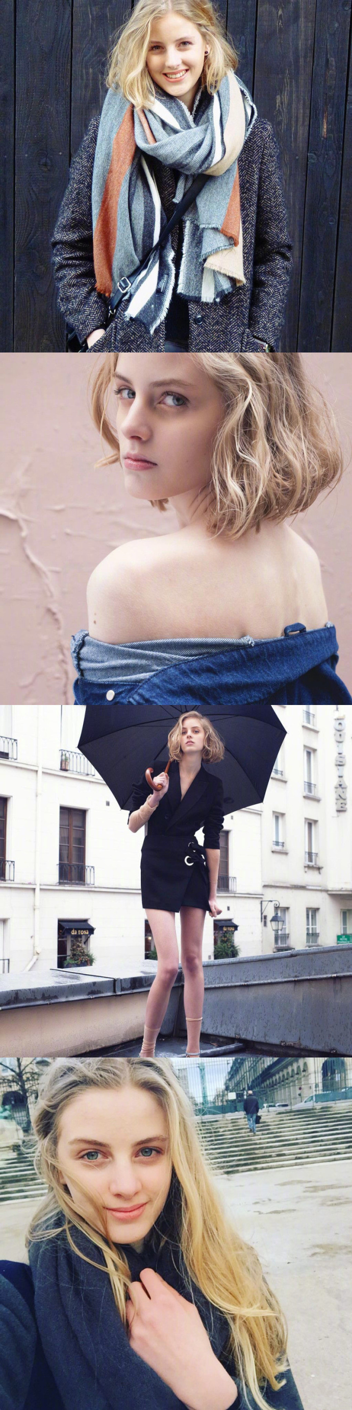 99年的法国仙女模特deborah deva reeb , 身高181cm