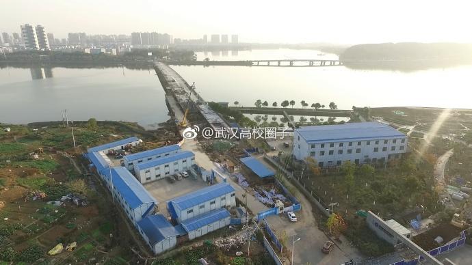 楚平路南湖大桥即将全线贯通,武汉每天不一样精神的又