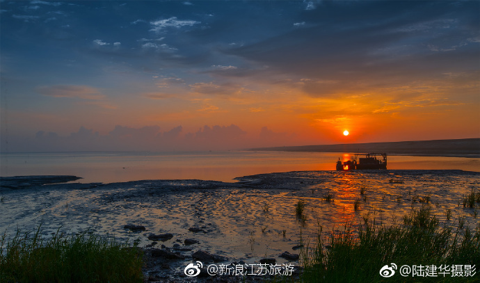 去南通通州湾看一场无与伦比的日出迎接新年吧太开心