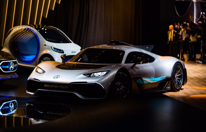mercedes benz amg project one,终于在东京车展上见到