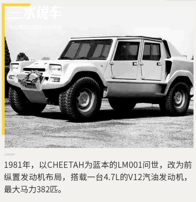 那时传奇今亦狂，全尺寸硬越野鼻祖兰博基尼Lamborghini）LM002