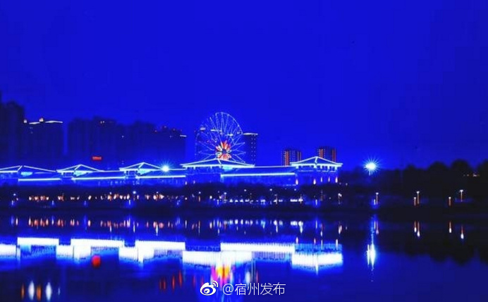 最美的宿州夜景