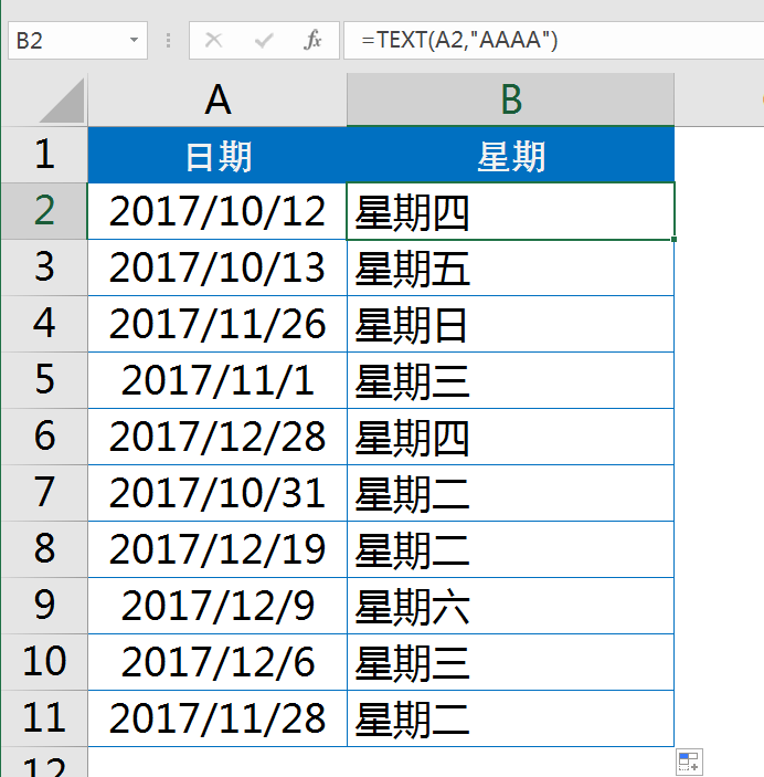 TEXT函数的5个常用案例