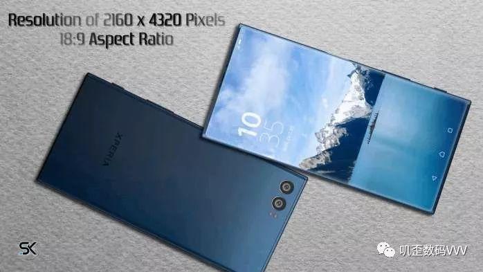索尼Xpera XZ2概念设计:全屏升级更完美,边框