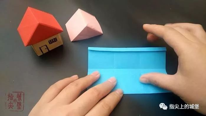 教大家一款简单的折纸小房子, 手工折纸详细图