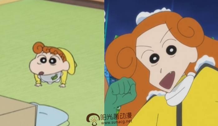 《蜡笔小新》"小时候与对比后"的长大,果然还是小葵比较帅气!狗与漫画图片小孩图片