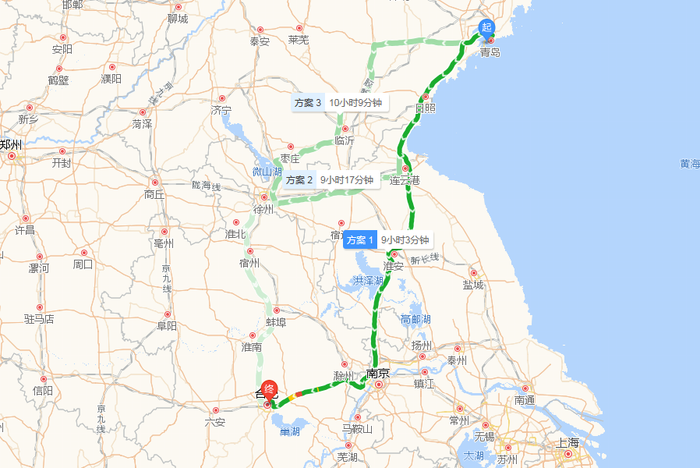 地理答啦:从青岛到合肥自驾路线如何规划?沿途