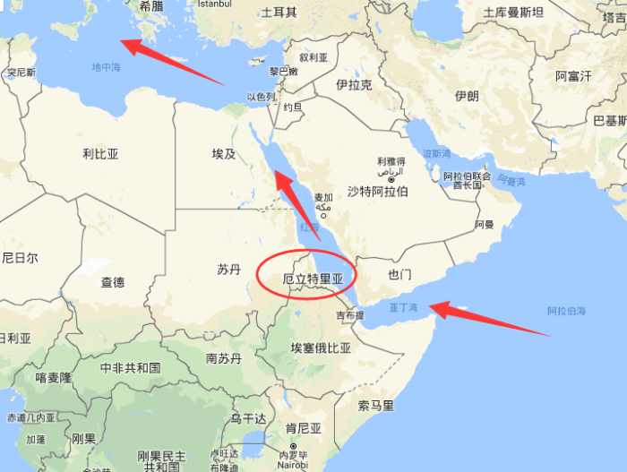 厄立特里亚国内地形与中国极为相似,都是由西北高原像东南平原缓缓