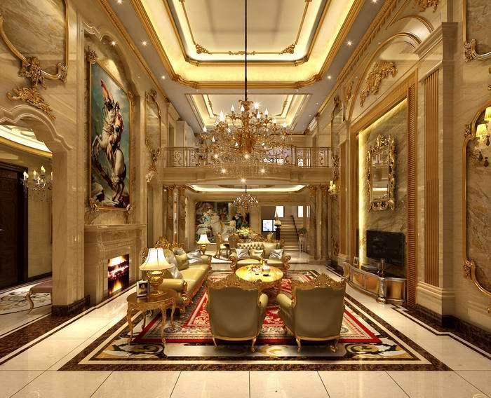 星艺装饰, 中航城欧式风格别墅装修样板房!