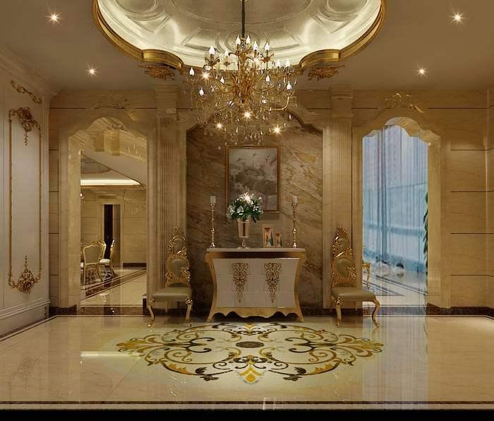 星艺装饰, 中航城欧式风格别墅装修样板房!