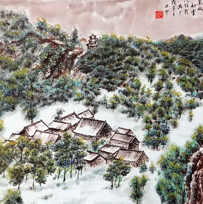丹青绘盛世,芬芳耄耋年:书画家周涌泉