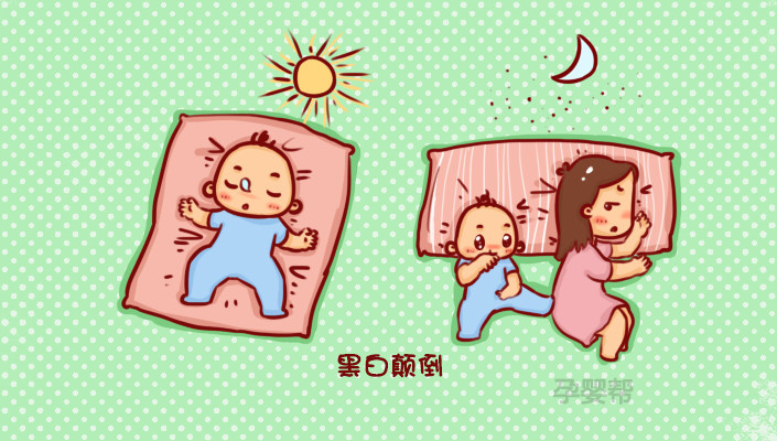宝宝睡觉时,妈妈看到不忍心打扰,任其睡到自然醒,久而久之,导致宝宝