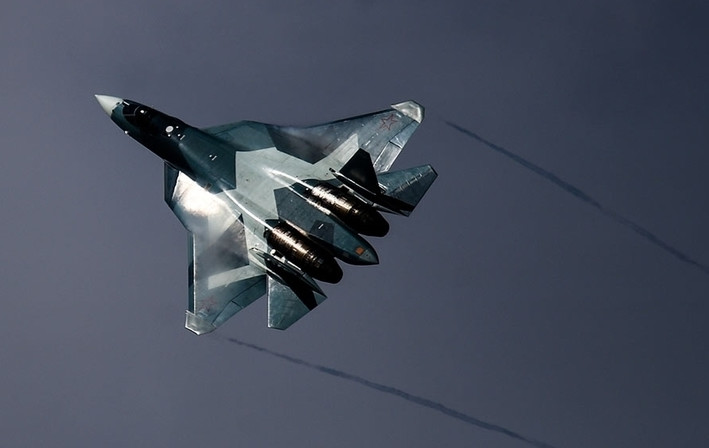 俄罗斯苏57战力有多强,采用117S矢量发动机,可