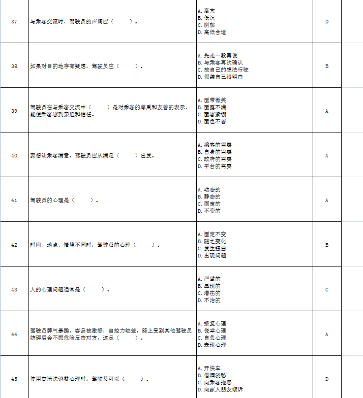 想考网约车从业资格证
