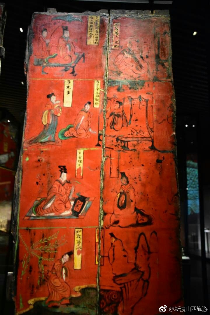 大同博物馆藏·北魏司马金龙墓屏风漆画