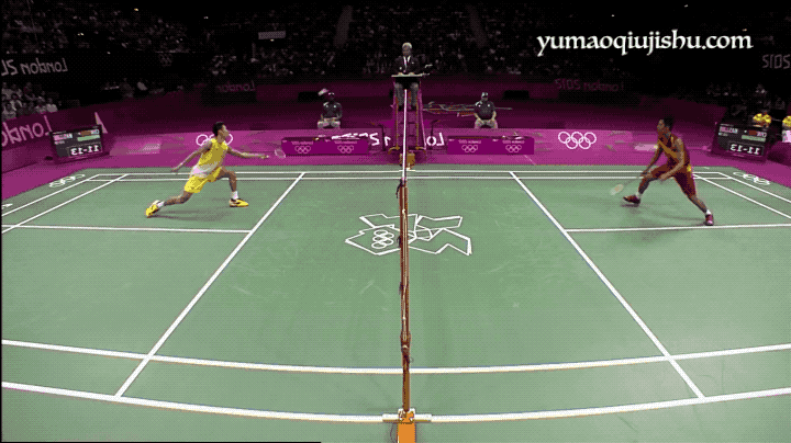 林丹右手镜像gif:搓球