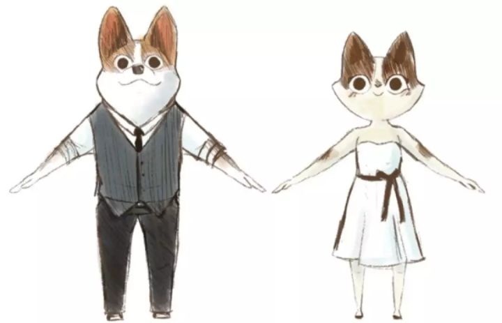 情人节必看动画,又萌又暖的猫狗情侣撒狗粮