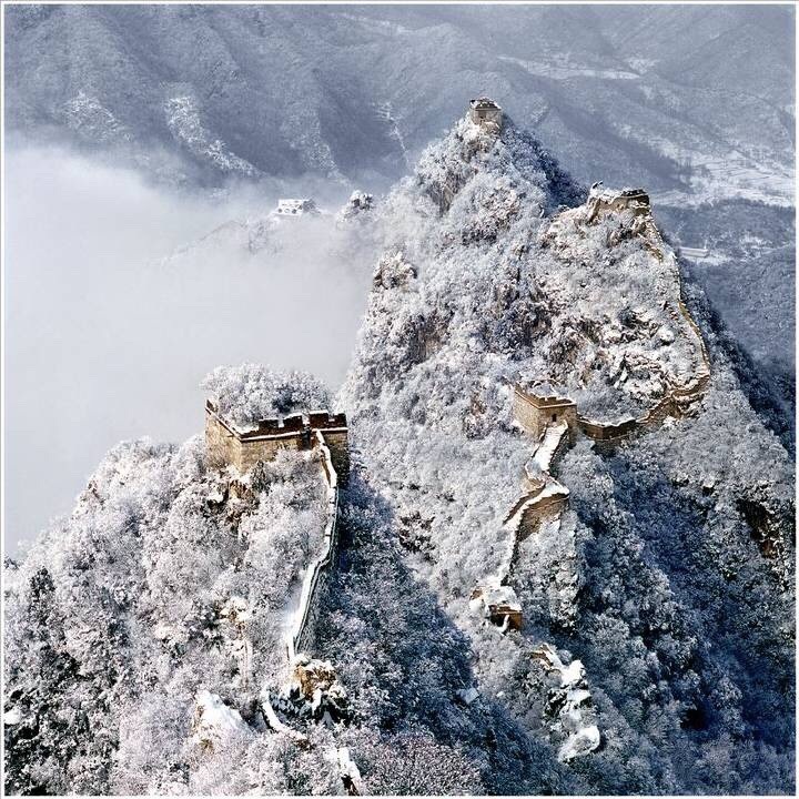 望长城内外,千里冰封,万里雪飘. 67|旅游|八达岭|万里_新浪新闻