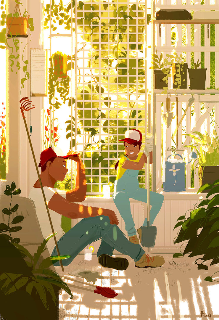 假期就是要给自己最舒服的状态 | 美国插画师pascal campion