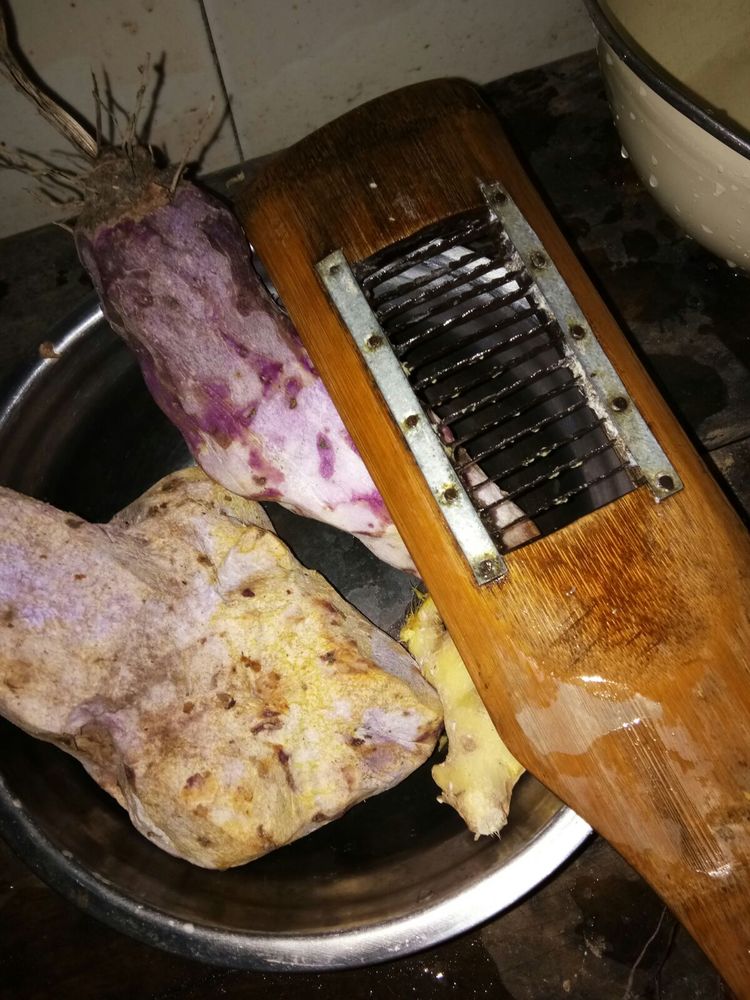 客家美食之一,薯酒制作过程