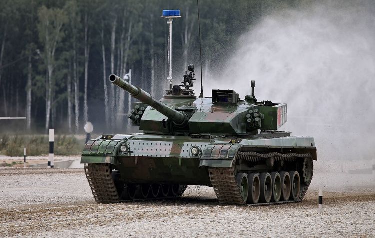 96式坦克的最新改进型ZTZ-96A型主战坦克!