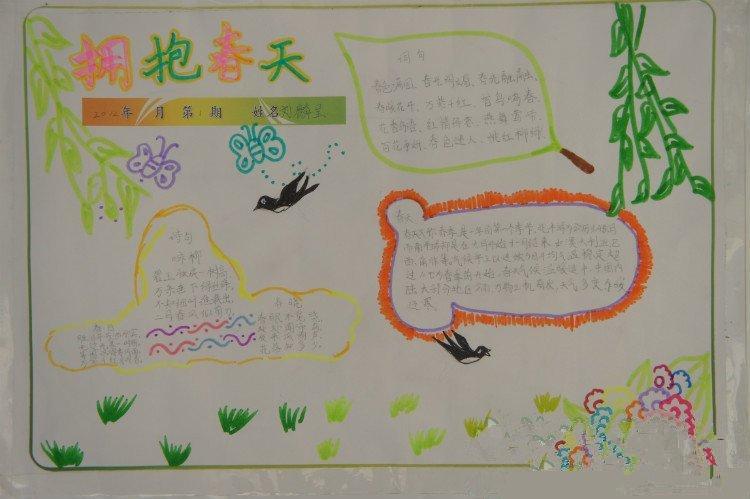 寻找春天手抄报图片大全|春雨|手抄报|春风_新浪新闻