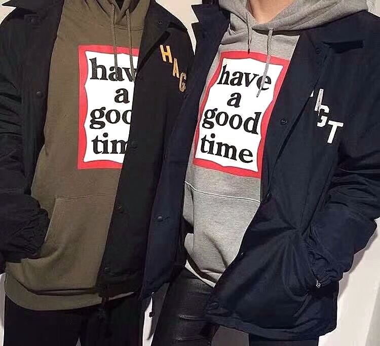 本季HAVE A GOOD TIME连帽卫衣就该这么穿