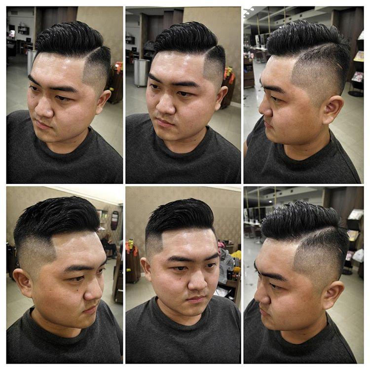 男生渐变, 侧分油头, 蓬巴杜发型大合集