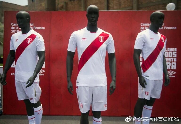 重返世界杯!秘鲁国家队2018主场球衣发布!