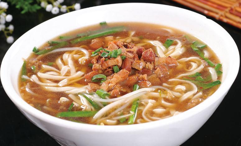 肉丝汤面条的简单做 !!