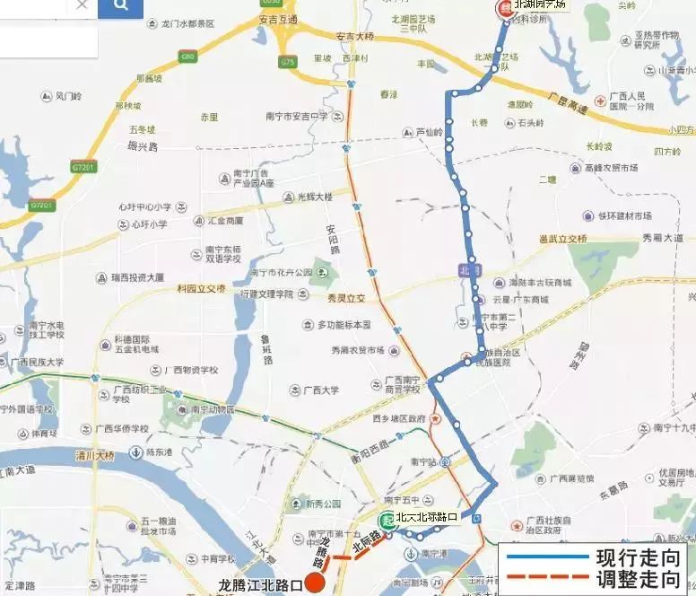 南宁多条公交线路要进行优化调整,快看有你常坐的那趟