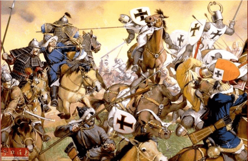 蒙古一支特殊部队, 横扫欧洲三大骑士团, 令欧洲