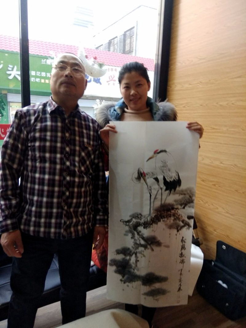 2018年元旦,特邀请临沂知名书画家曹孟龙,傅耀松,李凤伟,萧卫华