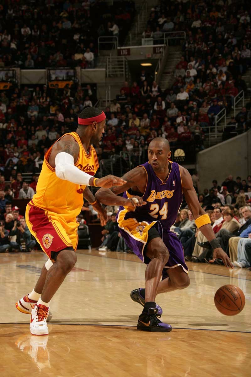 nba图集:科比·布莱恩特 vs 勒布朗·詹姆斯