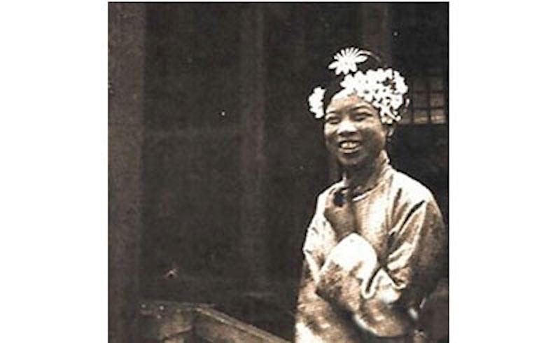 这是末代皇帝溥仪的妃子文绣.