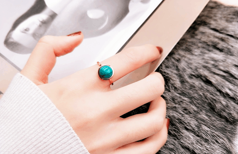 绿松石戒指佩戴有哪些讲究?戴戒指的来看看吧