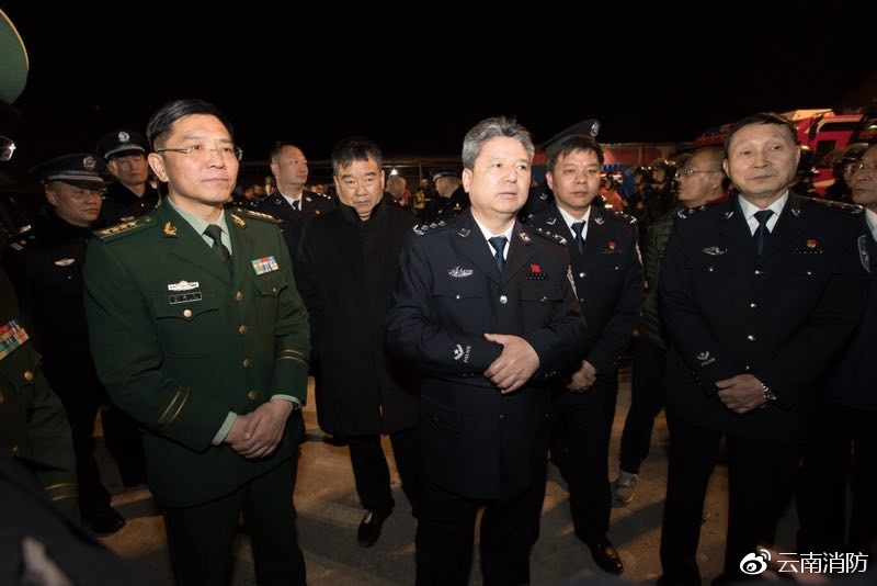 云南省副省长、省公安厅厅长任军号率队开展春