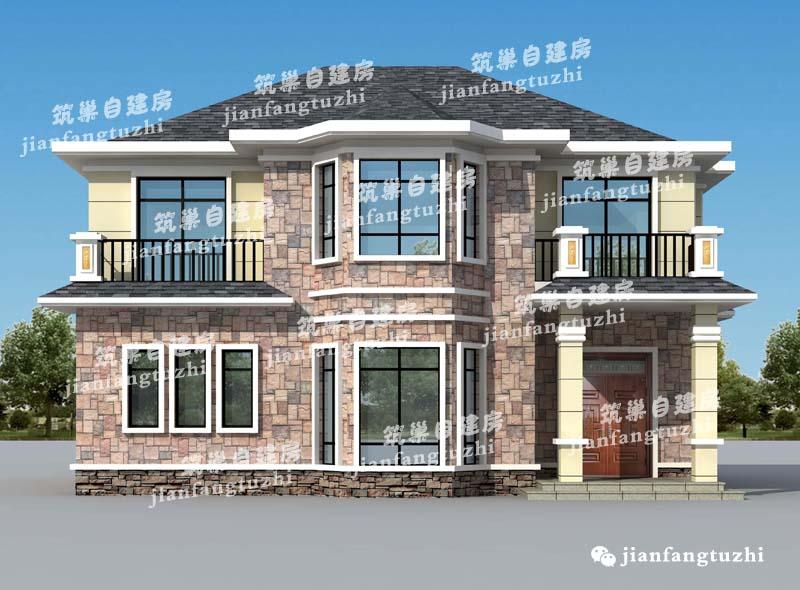 全套软件自建房二层v全套(附实景设计图),建得cs农村ui设计图图片