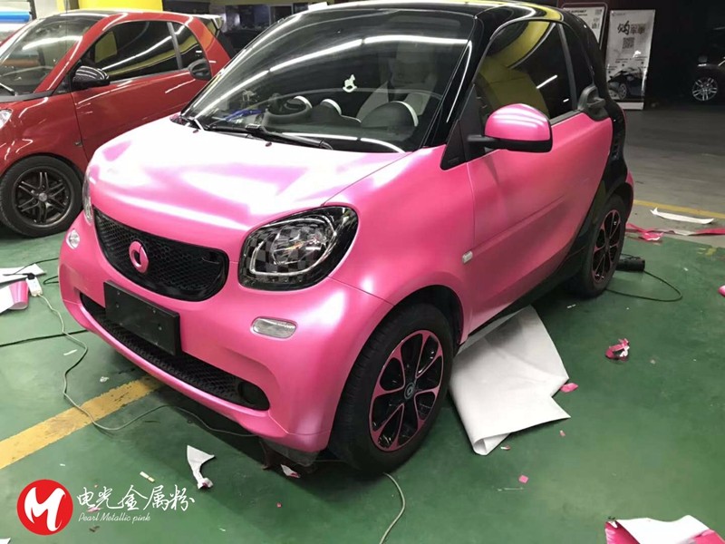 奔驰smart膜呗电光金属粉 完工,给你女神一般的视感